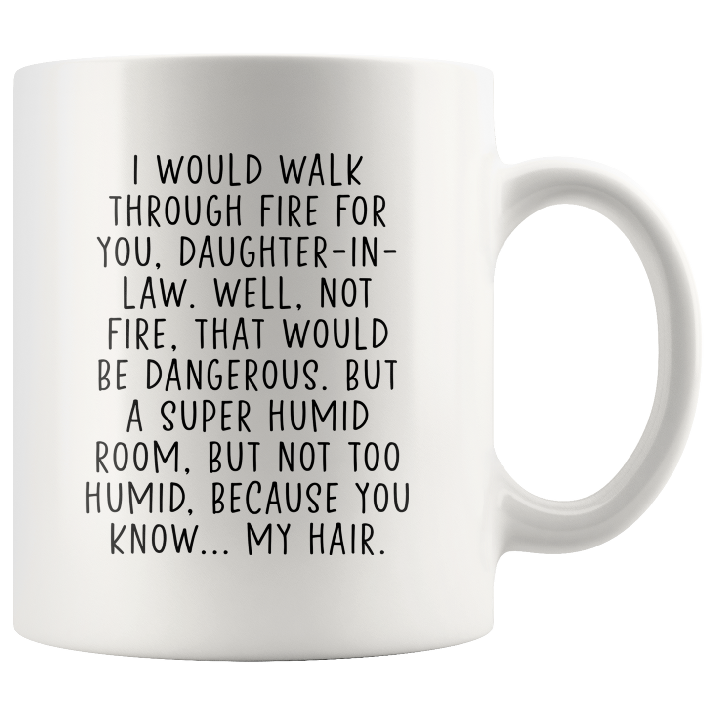 Daughter in Law Gifts, Coffee Mug, Two Tone Accent Cup, Birthday Gift for Men and Women