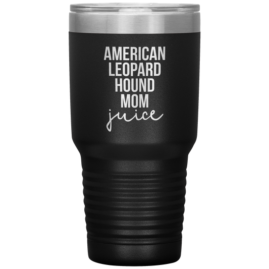 American Leopard Hound Mom Tumbler, Funny Travel Coffee Mug, Birthday Gifts for Men and Women