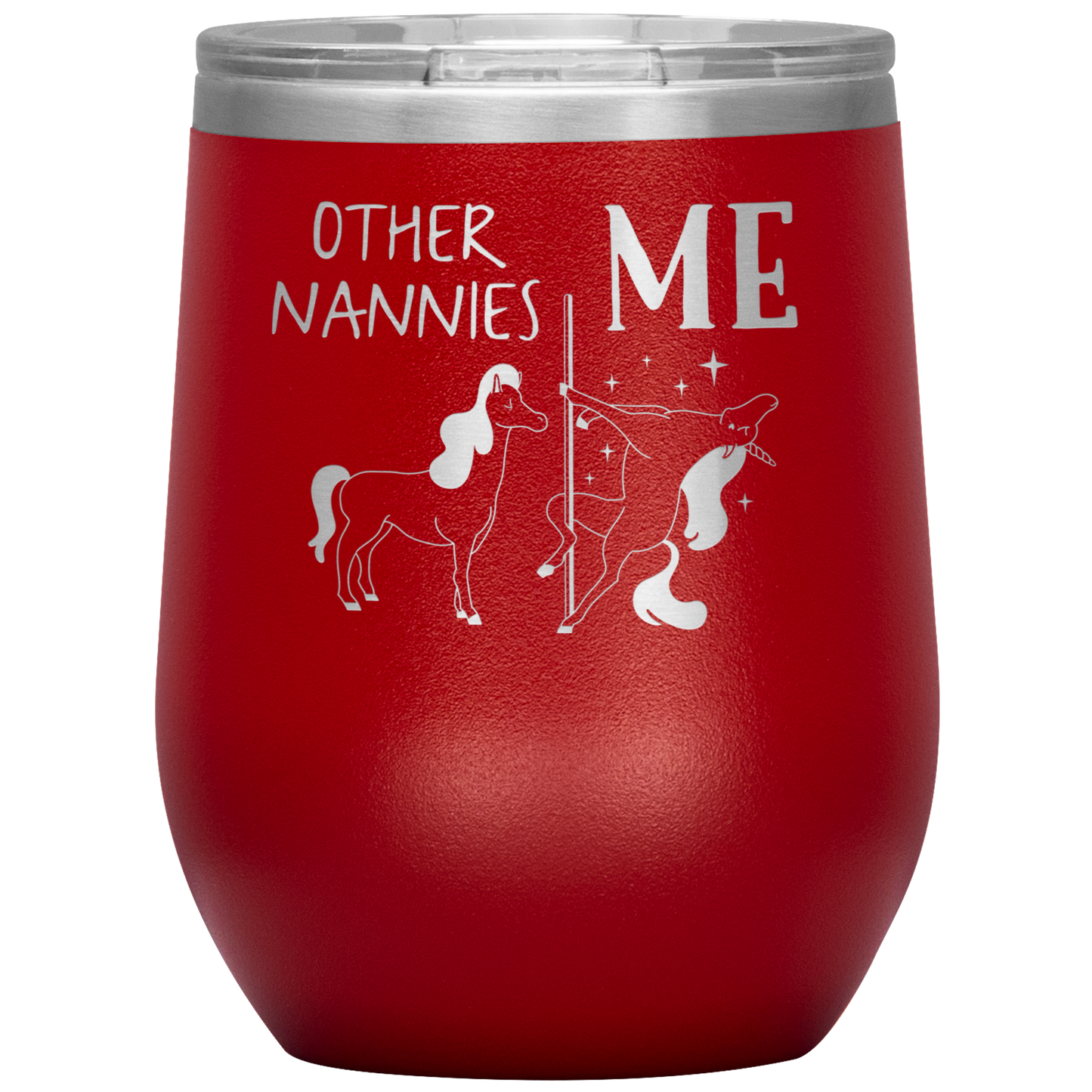 Nanny Wine Tumbler, Nanny Gifts, Travel Wine Cup, Birthday Gifts for Men and Women