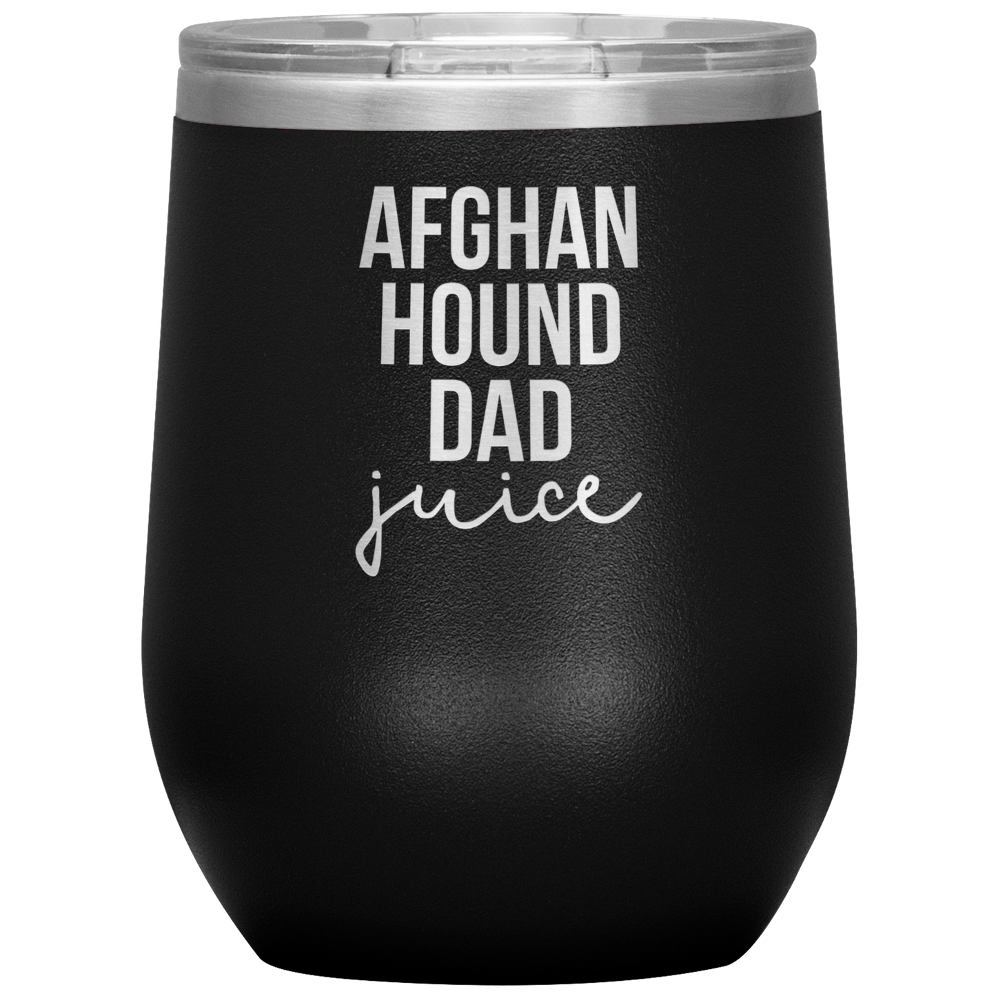 Afghan Hound Dad Wine Tumbler, Funny Travel Wine Cup, Birthday Gifts for Men and Women