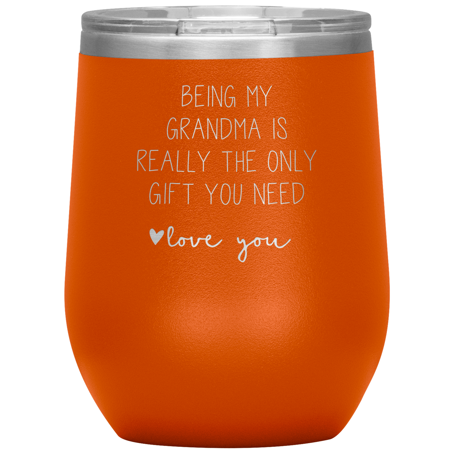 Grandma Wine Tumbler, Grandma Gifts, Travel Wine Cup, Birthday Gifts for Men and Women