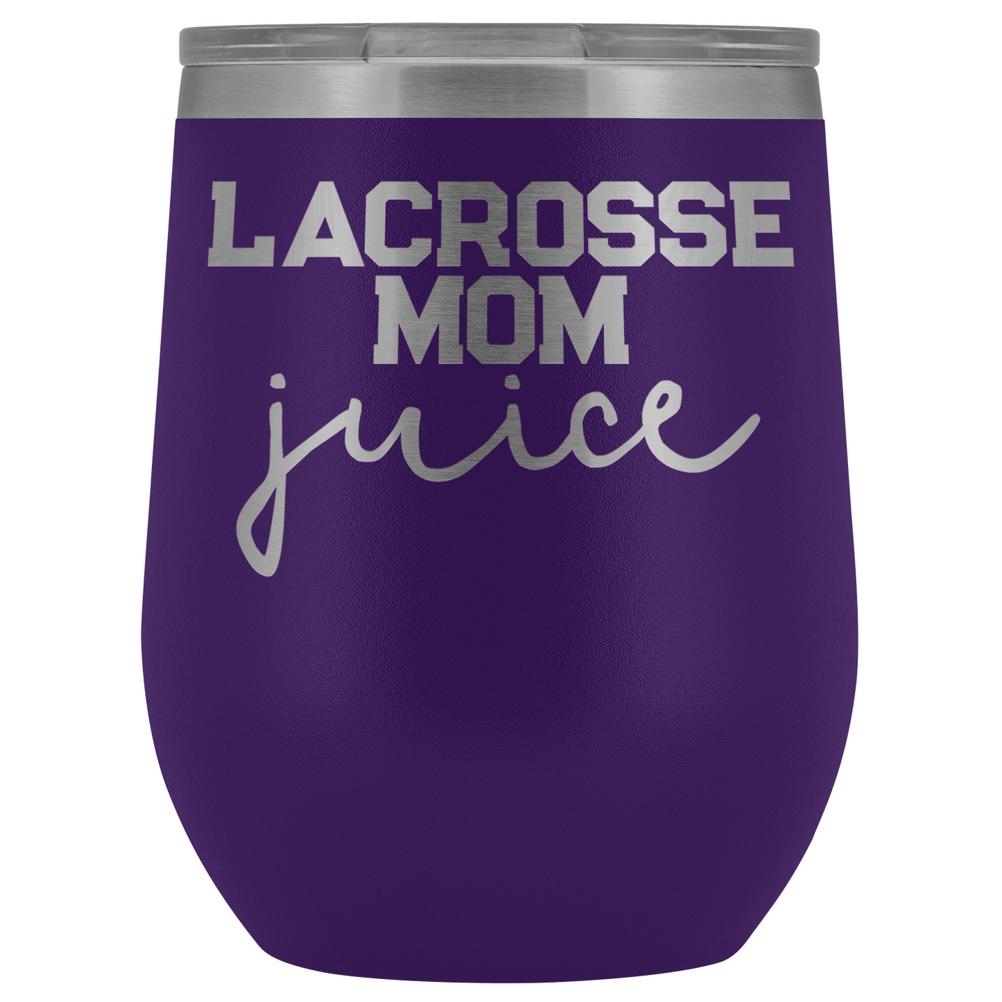 Regali di mamma di lacrosse, bicchiere di vino di mamma di lacrosse, coppa di mamma di lacrosse, regali di compleanno divertenti per uomini e donne