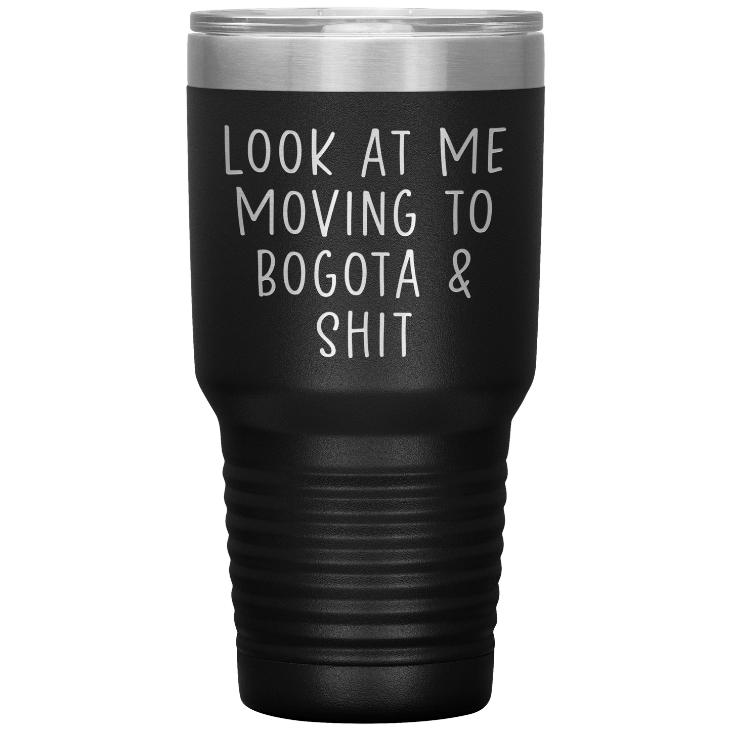 Moving to Bogota Colombia Tumbler, Funny Travel Coffee Mug, Birthday Gifts for Men and Women