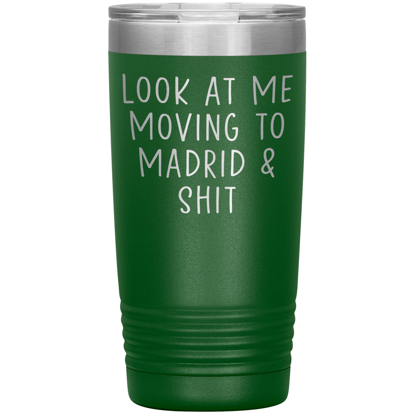 Moving to Madrid Spain Tumbler, Funny Moving Away Travel Coffee Mug, Birthday Gifts for Men and Women