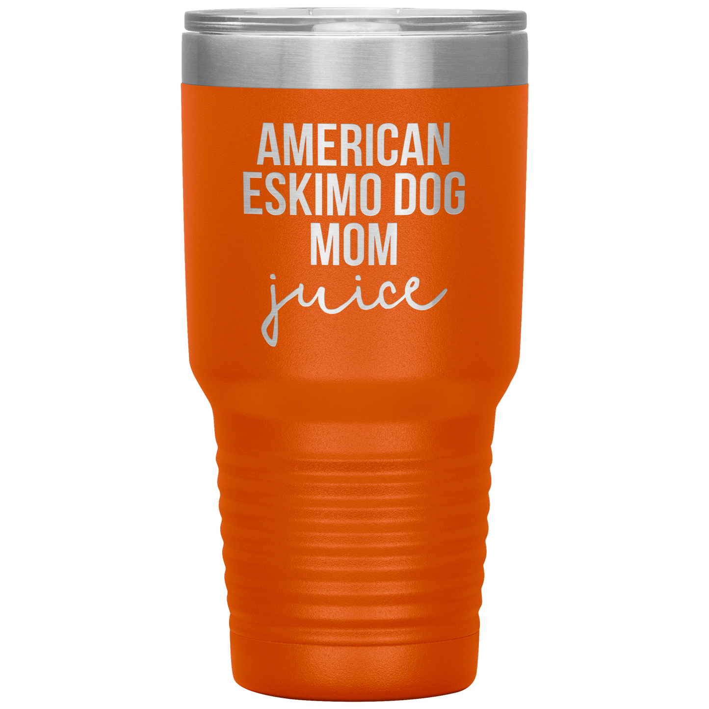 American Eskimo Dog Mom Tumbler, Funny Travel Coffee Mug, Birthday Gifts for Men and Women