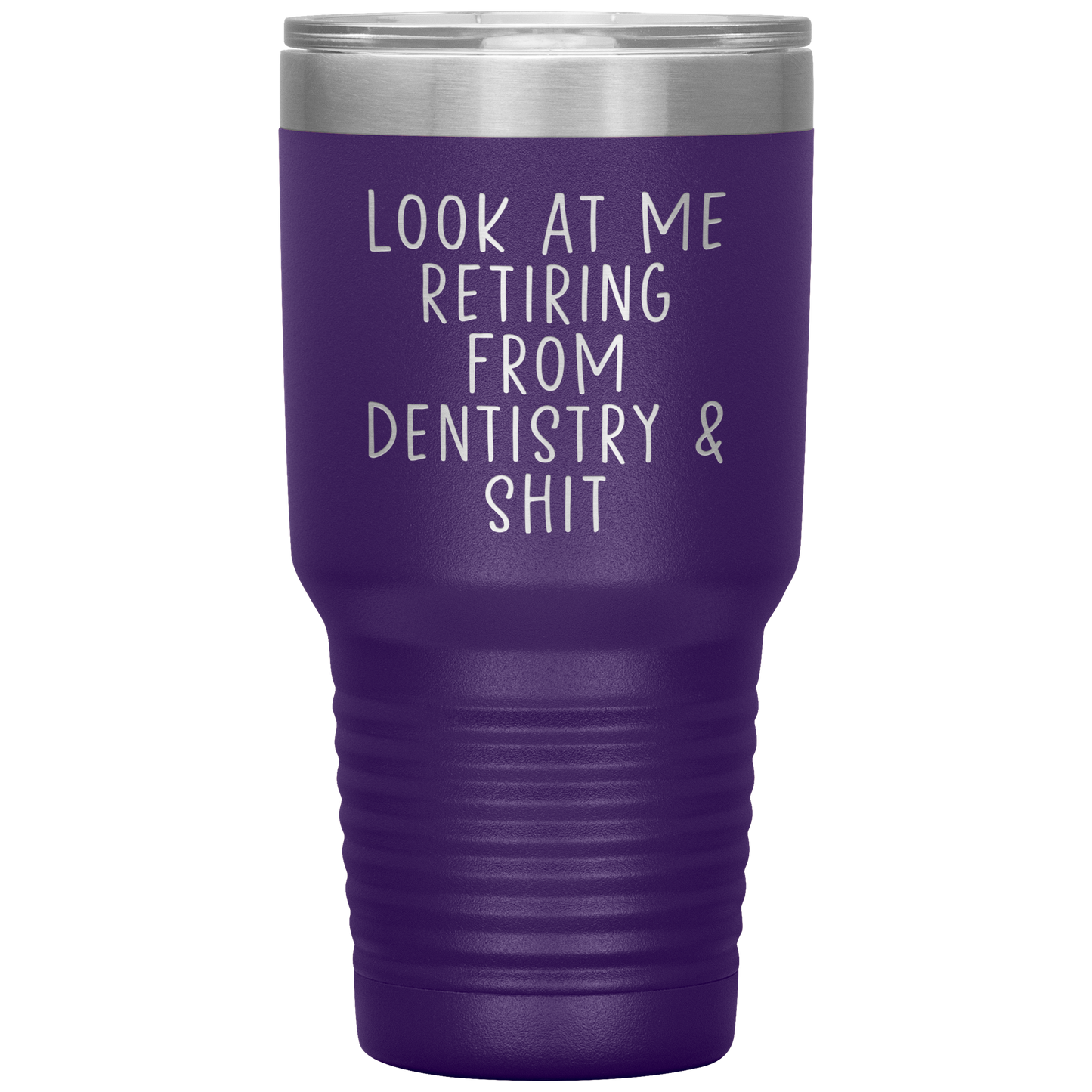 Tumbler de retiro del dentista, regalos de retiro del dentista, taza de café de viaje, regalos de cumpleaños para hombres y mujeres