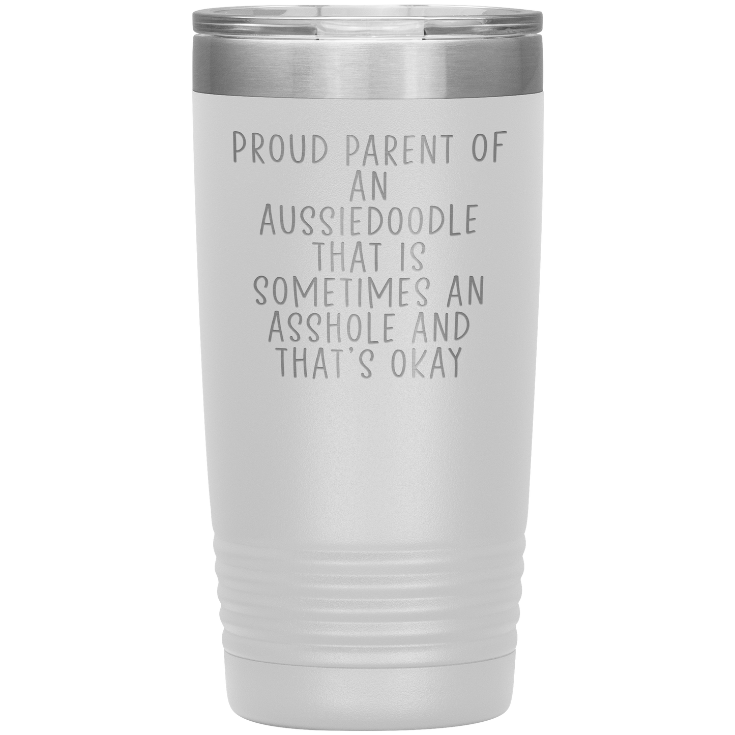 Aussiedoodle Tumbler, Aussiedoodle Dad Gifts, Aussiedoodle Mom Coffee Mug, Birthday Gifts for Men and Women