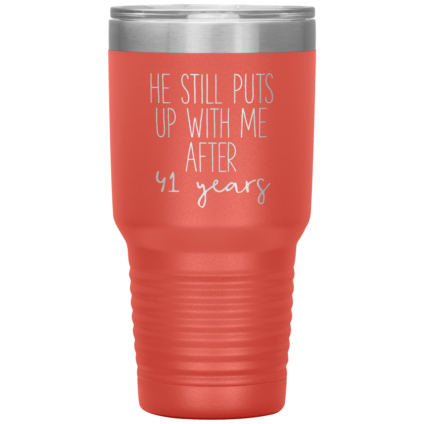 41st Anniversary Gifts, Coffee Mug, Tumbler, Birthday Gifts for Men and Women