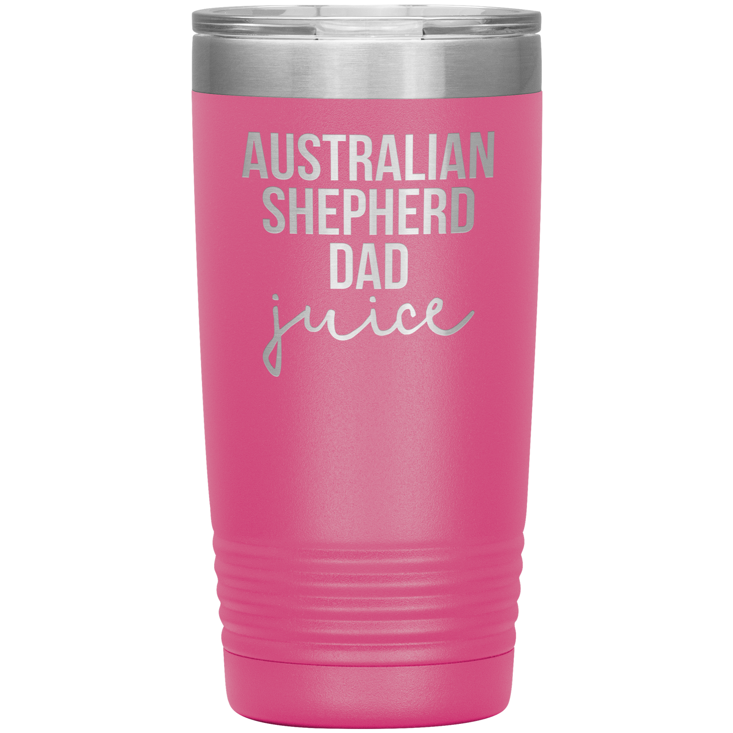 Australian Shepherd Dad Tumbler, Funny Travel Coffee Mug, Birthday Gifts for Men and Women