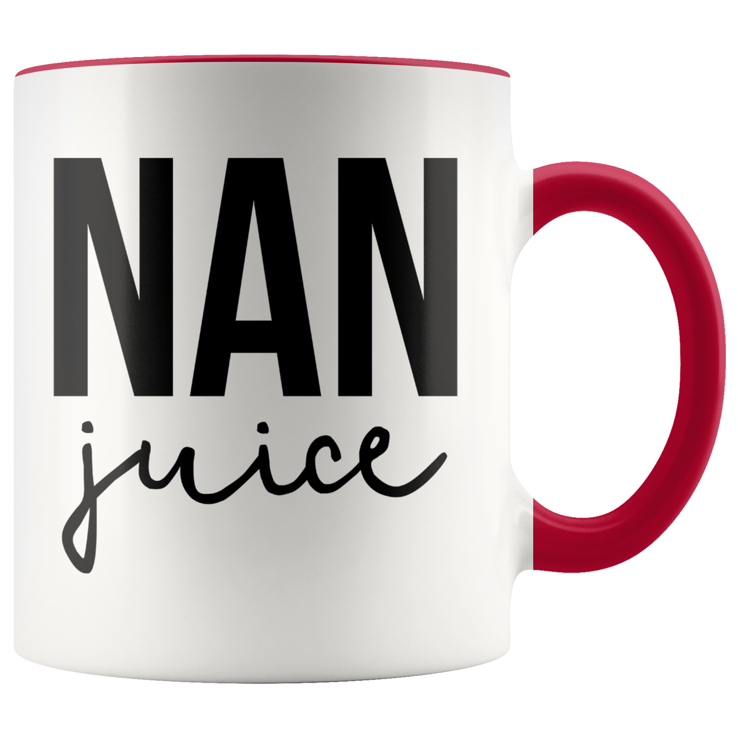 Nan Gifts, Coffee Mug, Two Tone Accent Cup, Birthday Gift for Men and Women