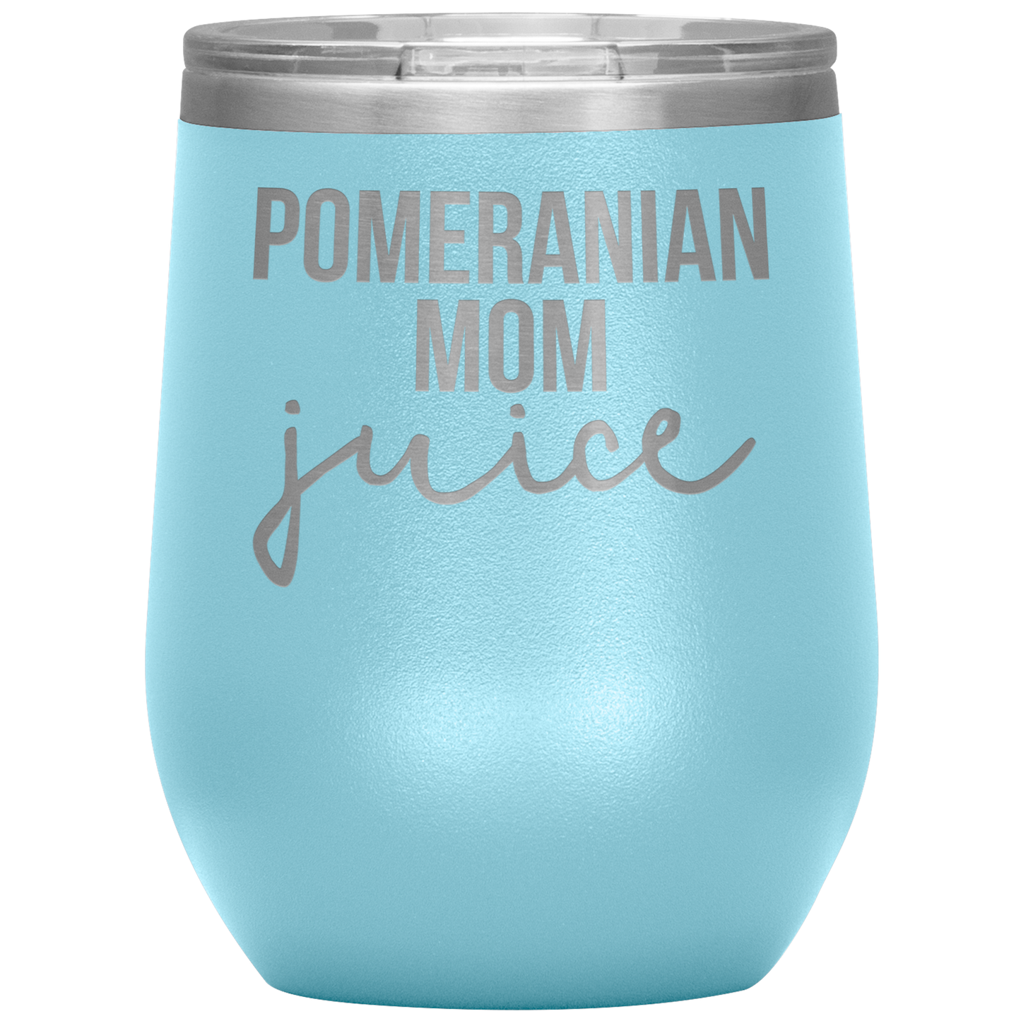 Pomeranian Maman vin Tumbler, Pomeranian maman cadeaux, voyage Vin Tasse, Cadeaux D'anniversaire pour hommes et femmes