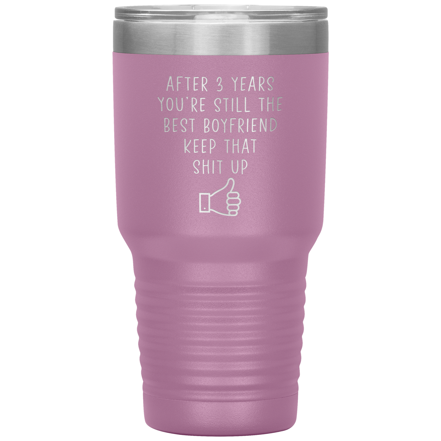 3rd Anniversary Tumbler, 3rd Anniversary Gifts, Travel Coffee Mug, Birthday Gifts for Men and Women