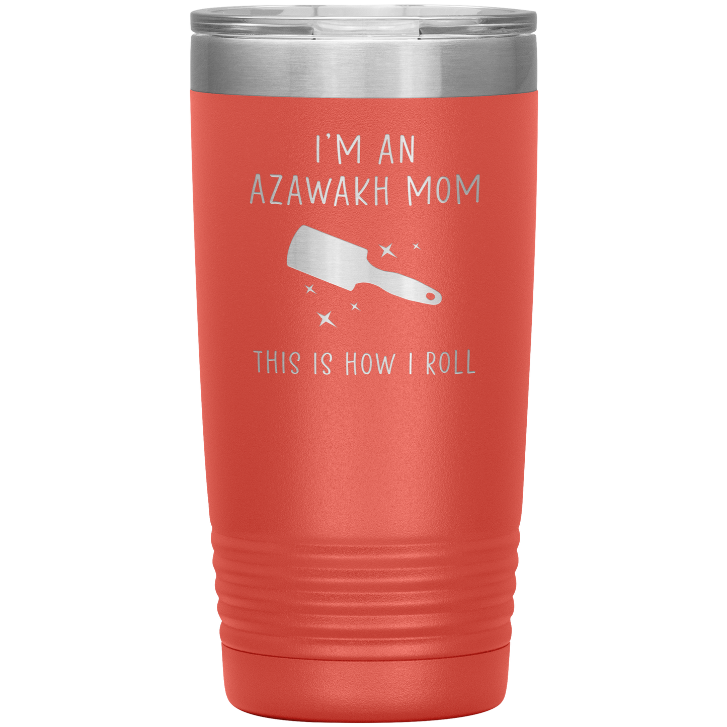 Azawakh Mom Tumbler, Funny Travel Coffee Mug, Birthday Gifts for Men and Women