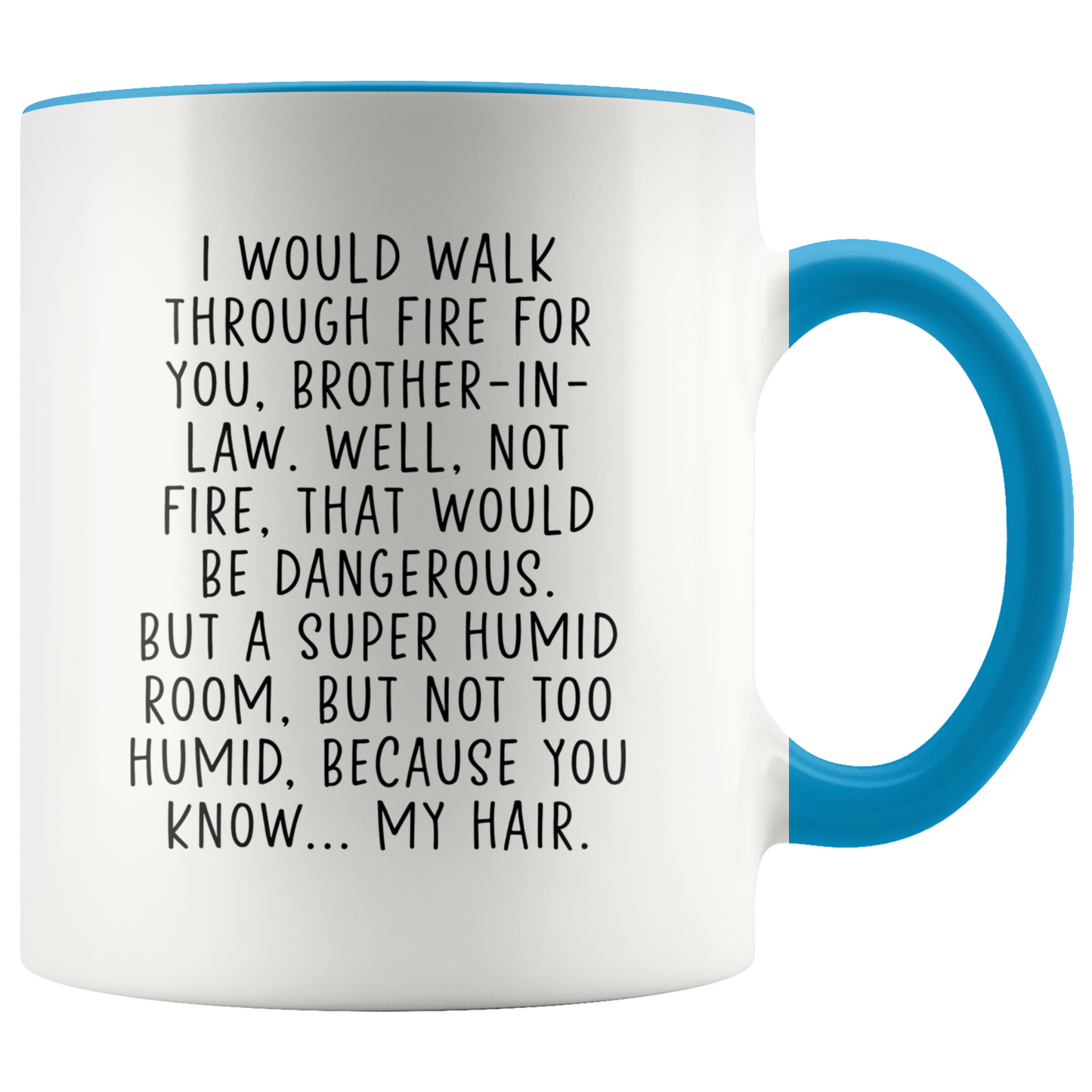 Brother in Law Gifts, Coffee Mug, Two Tone Accent Cup, Birthday Gift for Men and Women