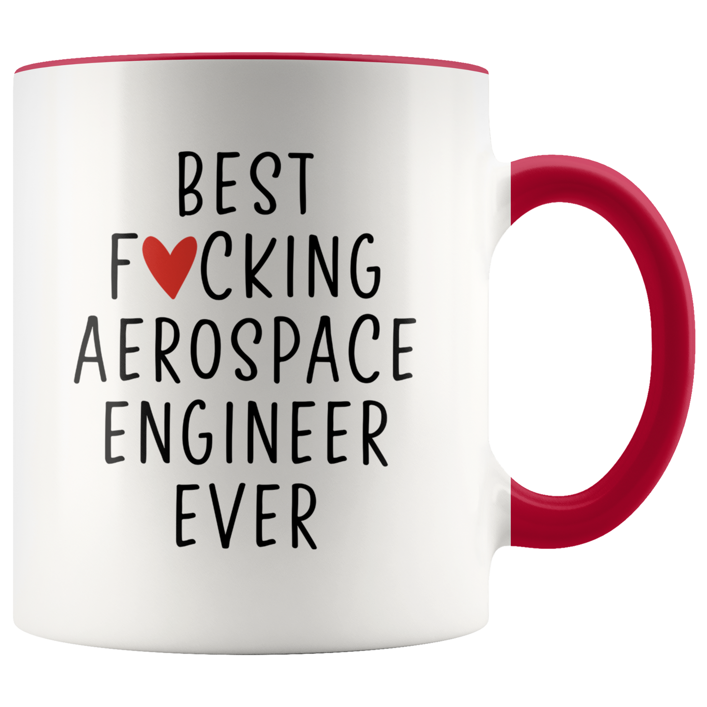 Aerospace engineer Gifts, Coffee Mug, Two Tone Accent Cup, Birthday Gift for Men and Women