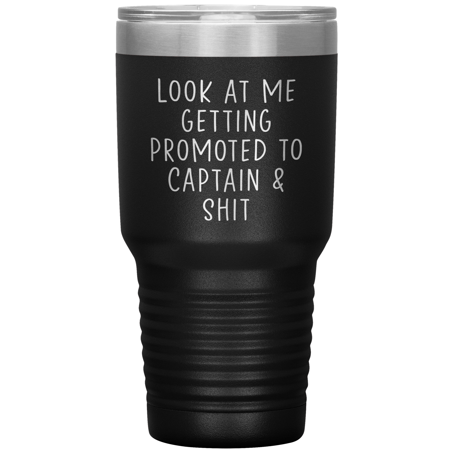 Captain Promotion Tumbler, Captain Promotion Gifts, Travel Coffee Mug, Birthday Gifts for Men and Women