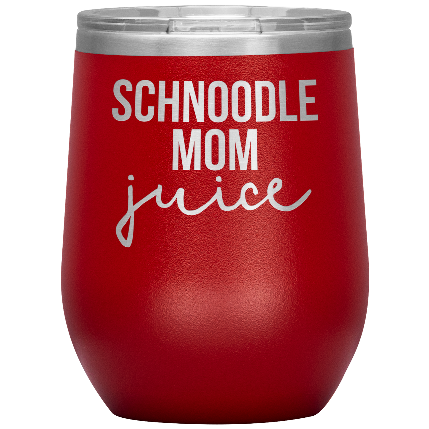 Schnoodle Mom Wine Tumbler, Schnoodle Mom Gifts, Travel Wine Cup, Birthday Gifts for Men and Women