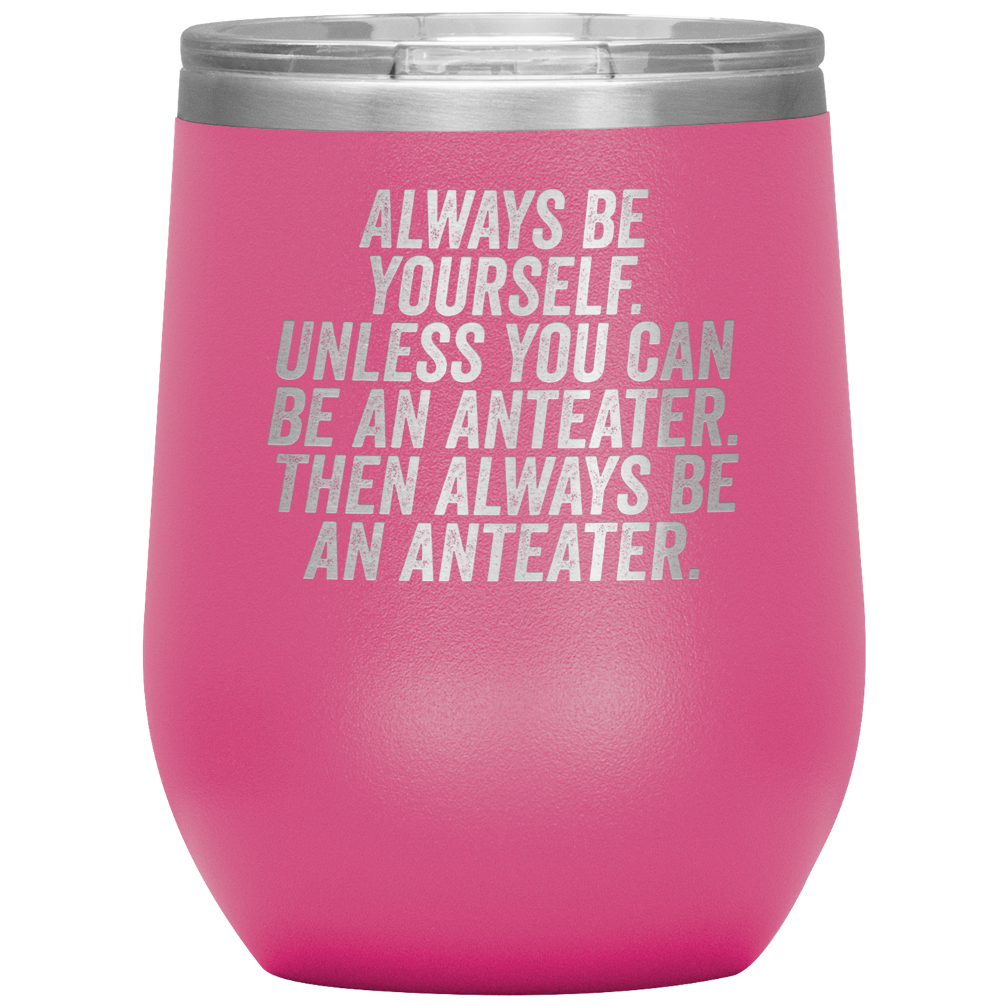 Anteater Wine Tumbler, Anteater Gifts, Travel Wine Cup, Birthday Gifts for Men and Women