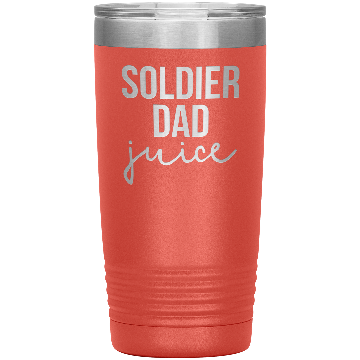 Soldier Dad Tumbler, Soldier Dad Gifts, Travel Coffee Mug, Birthday Gifts for Men and Women