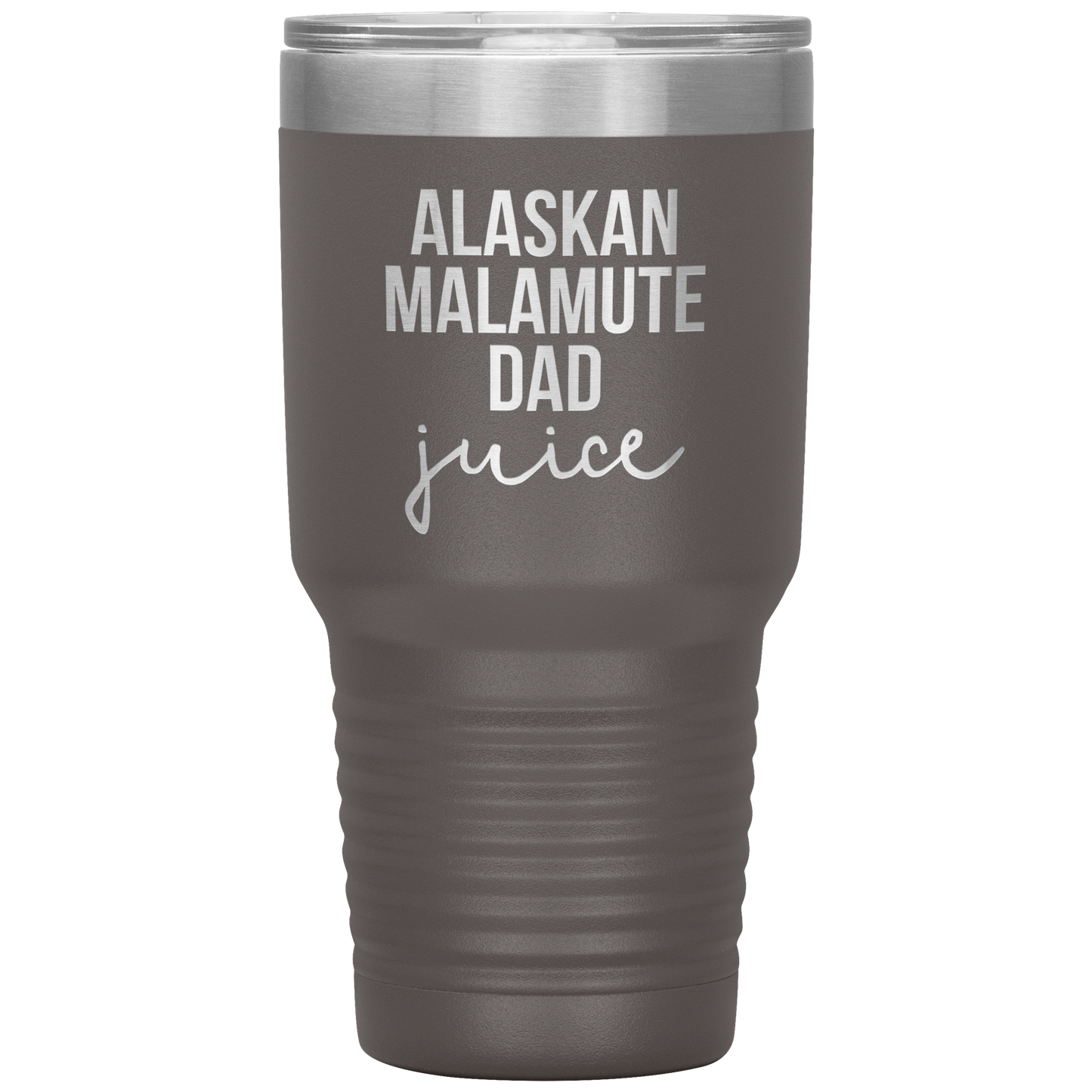 Alaskan Malamute Dad Tumbler, Funny Travel Coffee Mug, Birthday Gifts for Men and Women