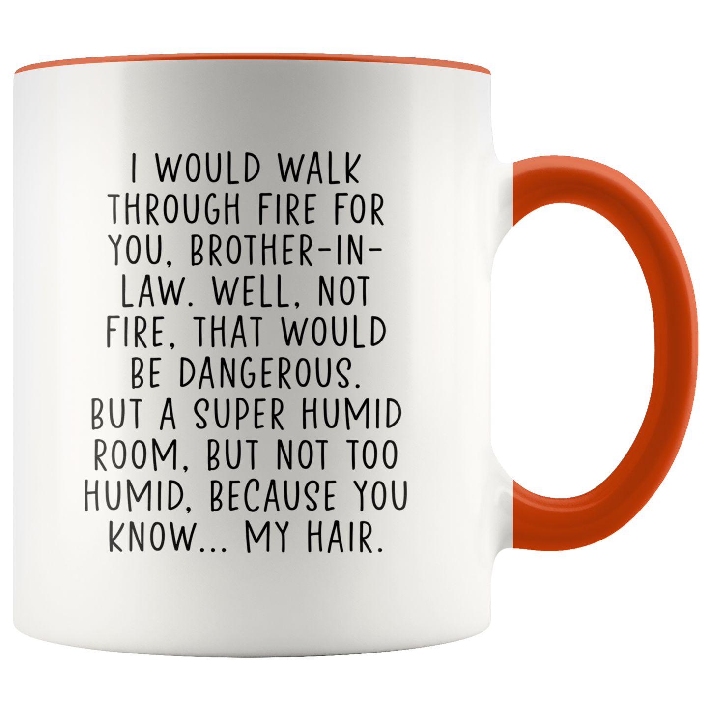 Brother in Law Gifts, Coffee Mug, Two Tone Accent Cup, Birthday Gift for Men and Women