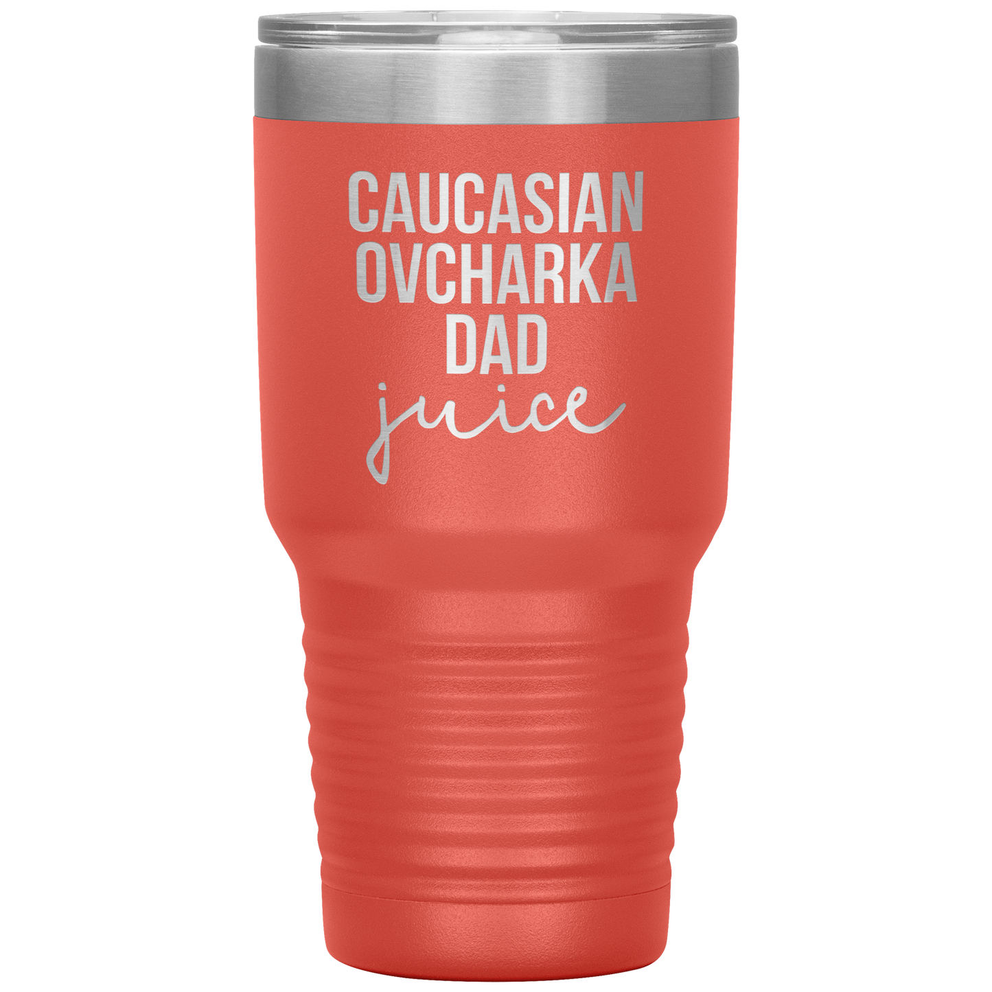 Caucasian Ovcharka Dad Tumbler, Caucasian Ovcharka Dad Gifts, Travel Coffee Mug, Birthday Gifts for Men and Women