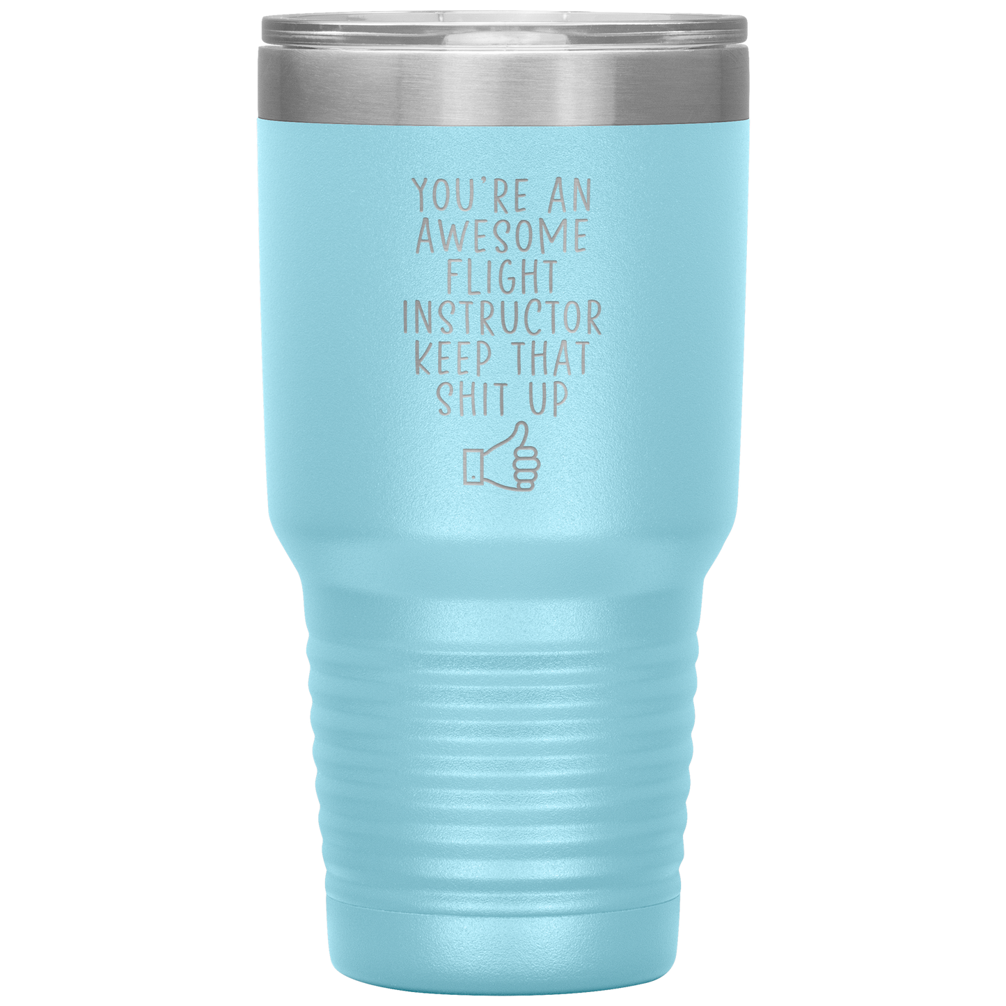 Instructeur de vol Tumbler, Dons d'instructeur de vol, Mug de café de voyage, Cadeaux d'anniversaire pour les hommes et les femmes