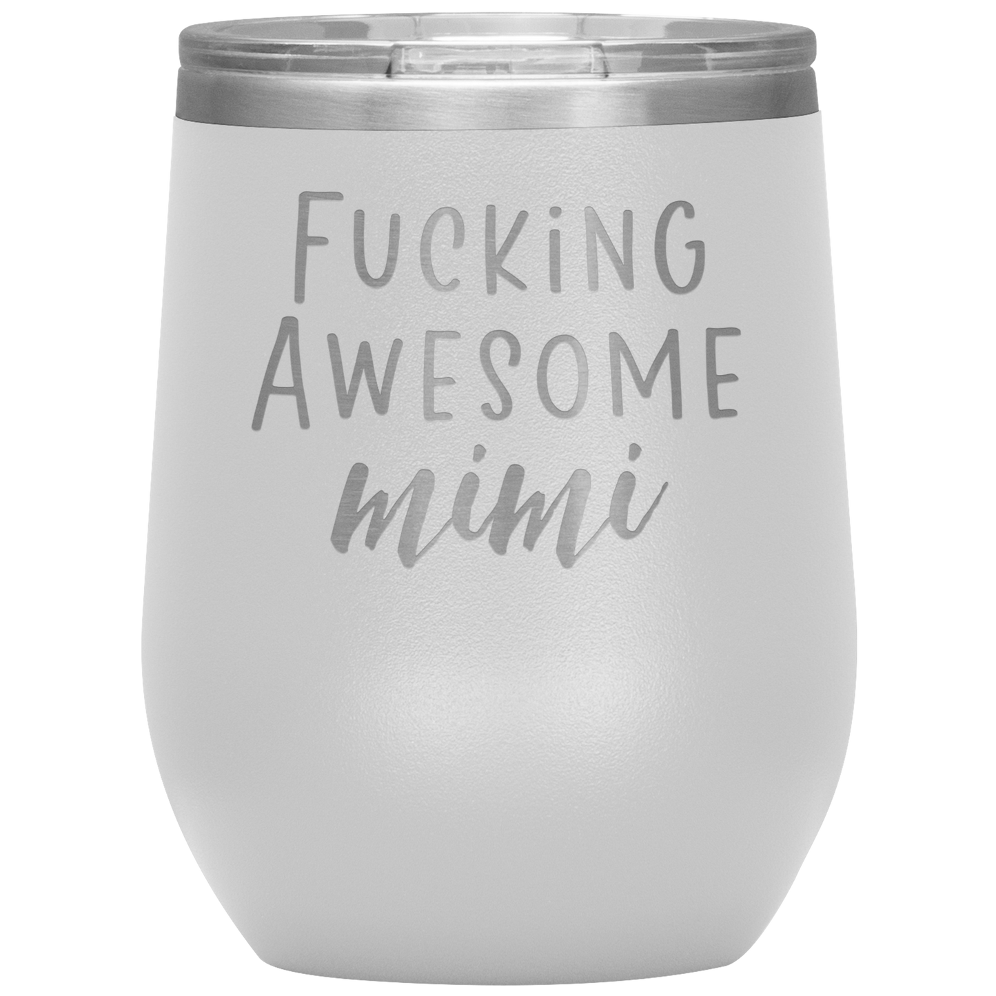 Mimi Wine Tumbler, Mimi Gifts, Travel Wine Cup, Birthday Gifts for Men and Women