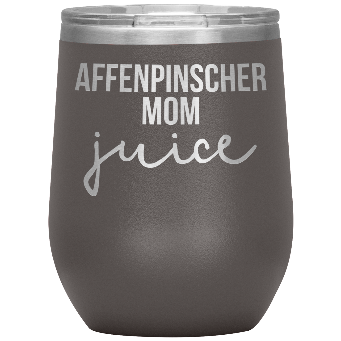 Affenpinscher Mom Wine Tumbler, Funny Travel Wine Cup, Birthday Gifts for Men and Women