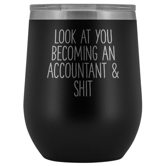 ACCOUNTANT WINE TUMBLER Funny Tax Accountant Gift cpa Maman et Papa Mug Meilleure Coupe d'amis Soeur Birthday Gifts Brother Cup