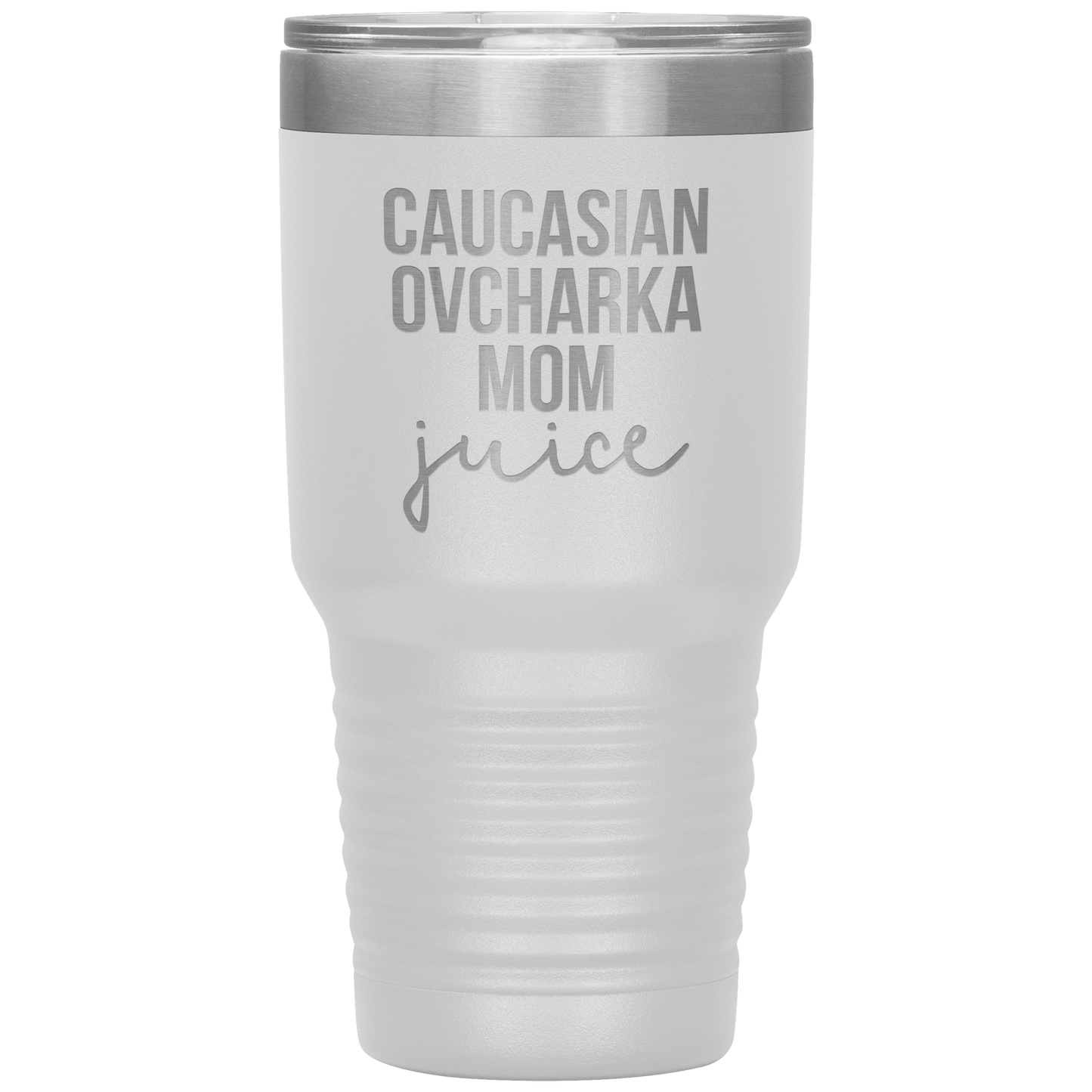 Caucasian Ovcharka Mom Tumbler, Caucasian Ovcharka Mom Gifts, Travel Coffee Mug, Birthday Gifts for Men and Women