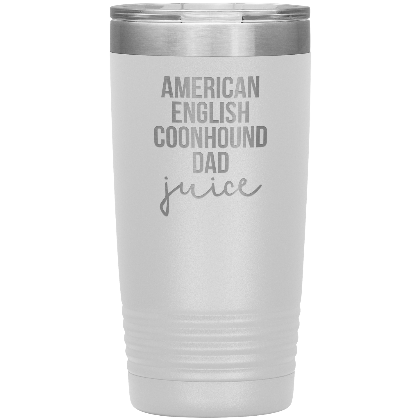 American English Coonhound Dad Tumbler, Funny Travel Coffee Mug, Birthday Gifts for Men and Women