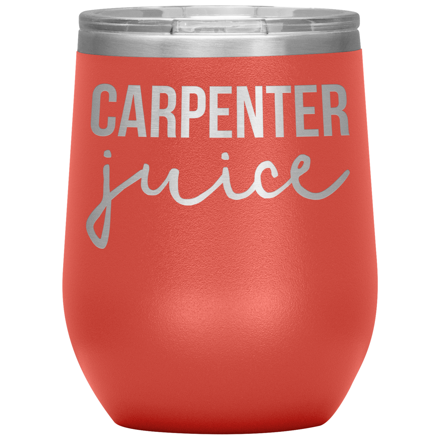 Carpenter Wine Tumbler, Carpenter Gifts, Travel Wine Cup, Birthday Gifts for Men and Women