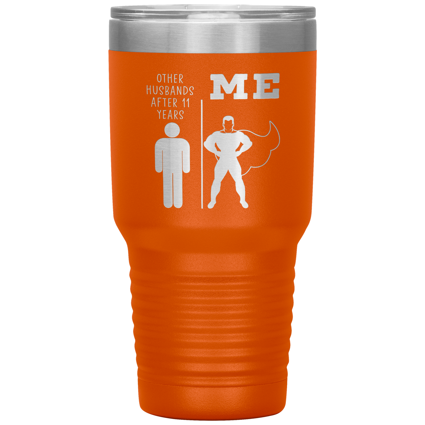 11th Anniversary Gifts for Husband, 11 Year Anniversary Gifts for Men, Tumbler Mug