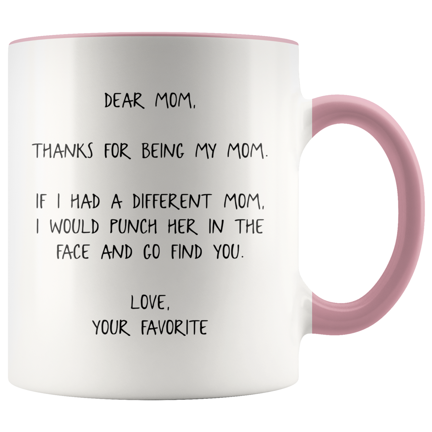 Mom Gifts, Coffee Mug, Two Tone Accent Cup, Birthday Gift for Men and Women