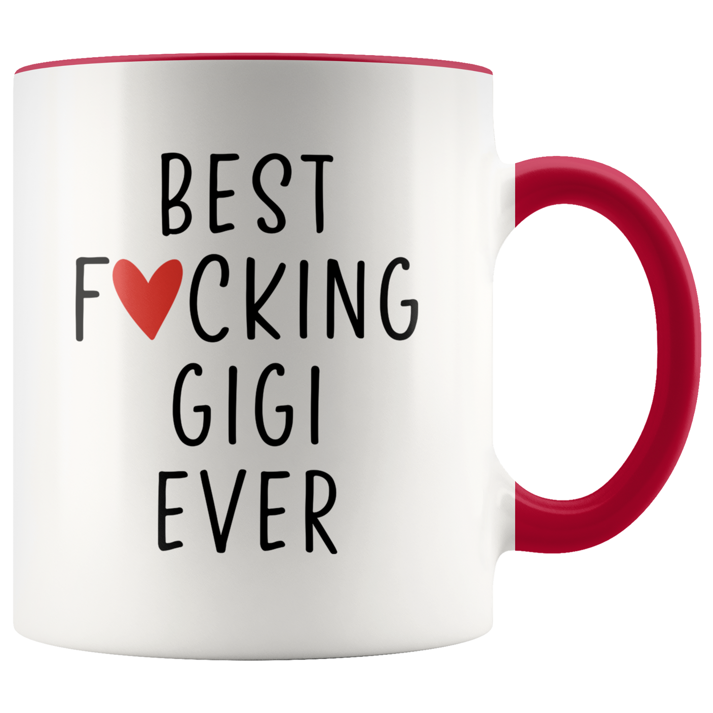 Gigi Gifts, Coffee Mug, Two Tone Accent Cup, Birthday Gift for Men and Women