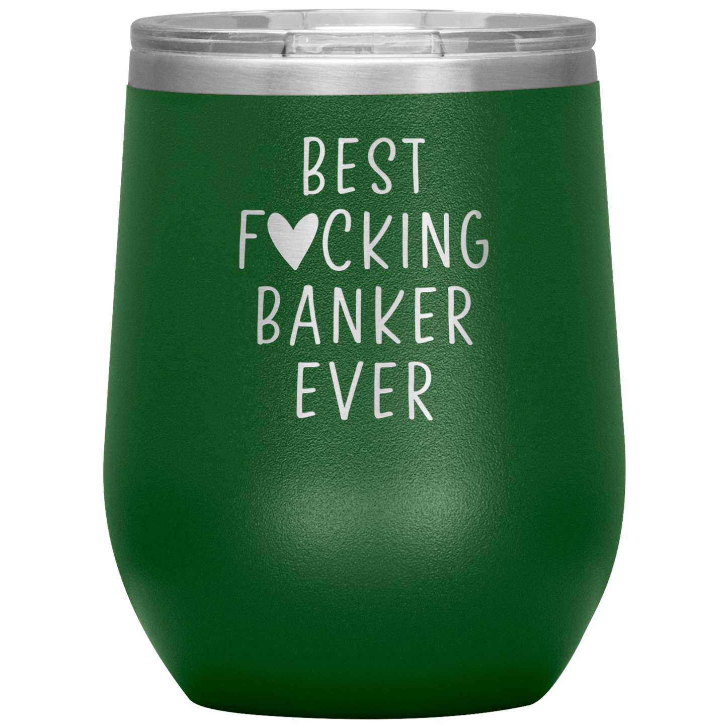 Banker Wine Tumbler, Funny Gifts, Travel Wine Cup, Birthday Gifts for Men and Women