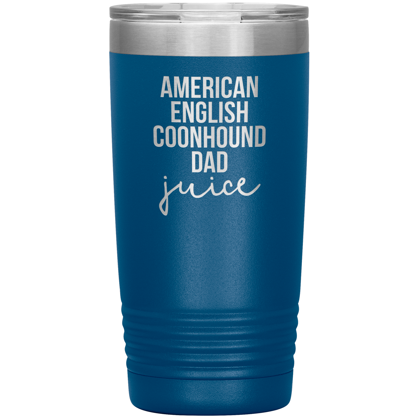 American English Coonhound Dad Tumbler, Funny Travel Coffee Mug, Birthday Gifts for Men and Women