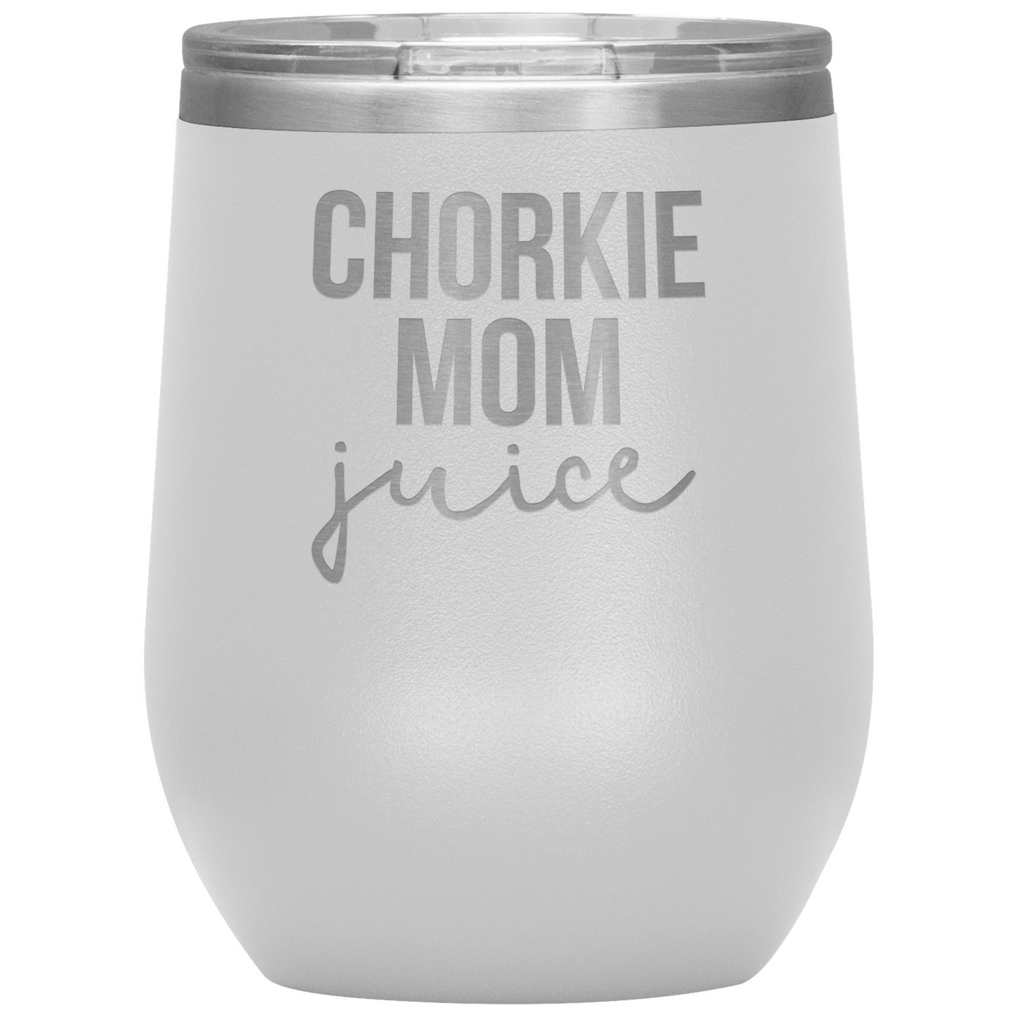 Chorkie Mamá Vino Tumbler, Chorkie Mamá Regalos, Copa de Vino, Regalos de cumpleaños para hombres y mujeres