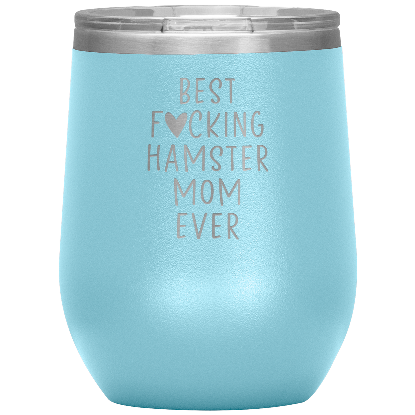 Hamster Mom Wine Tumbler, Hamster Mom Gifts, Travel Wine Cup, Birthday Gifts for Men and Women