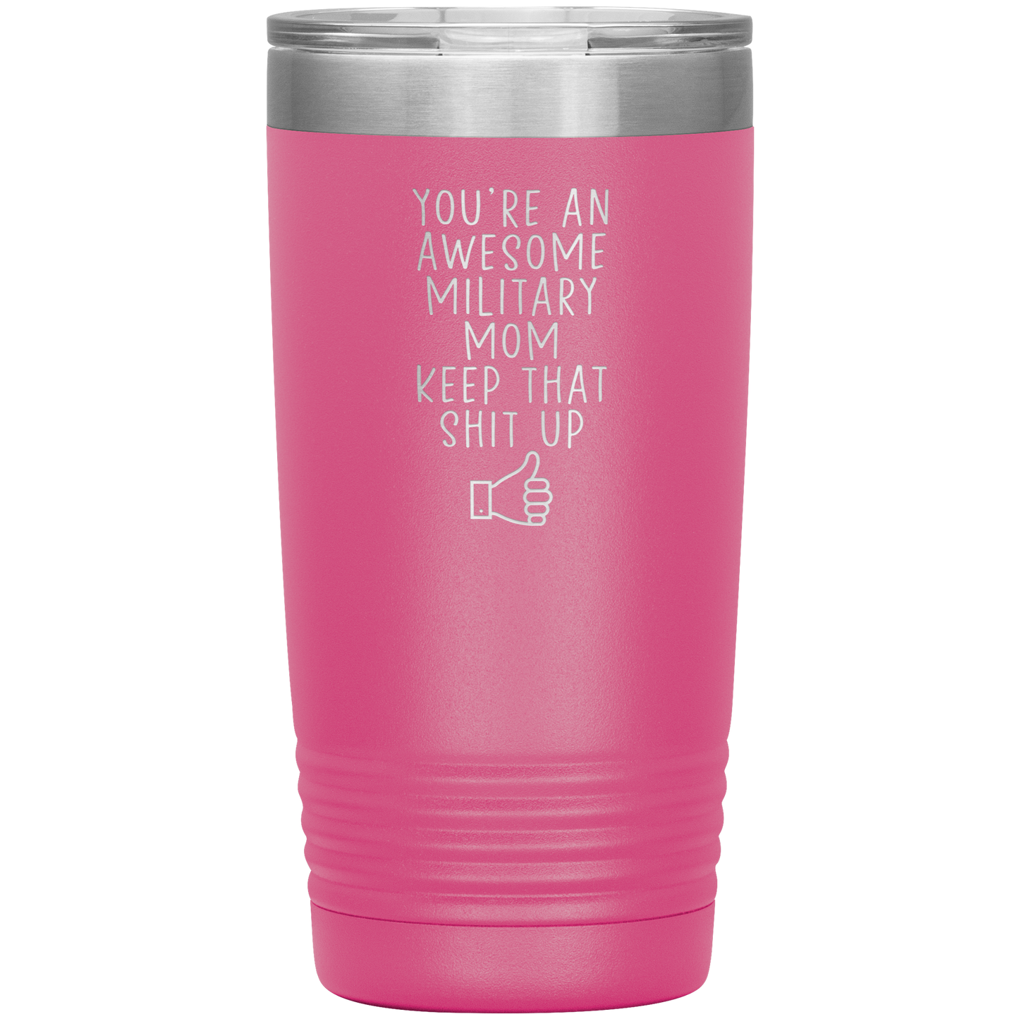 Militare Mamma Tumbler, Militare Mamma Doni, Travel Coffee Mug, Regali di compleanno per Uomini e Donne