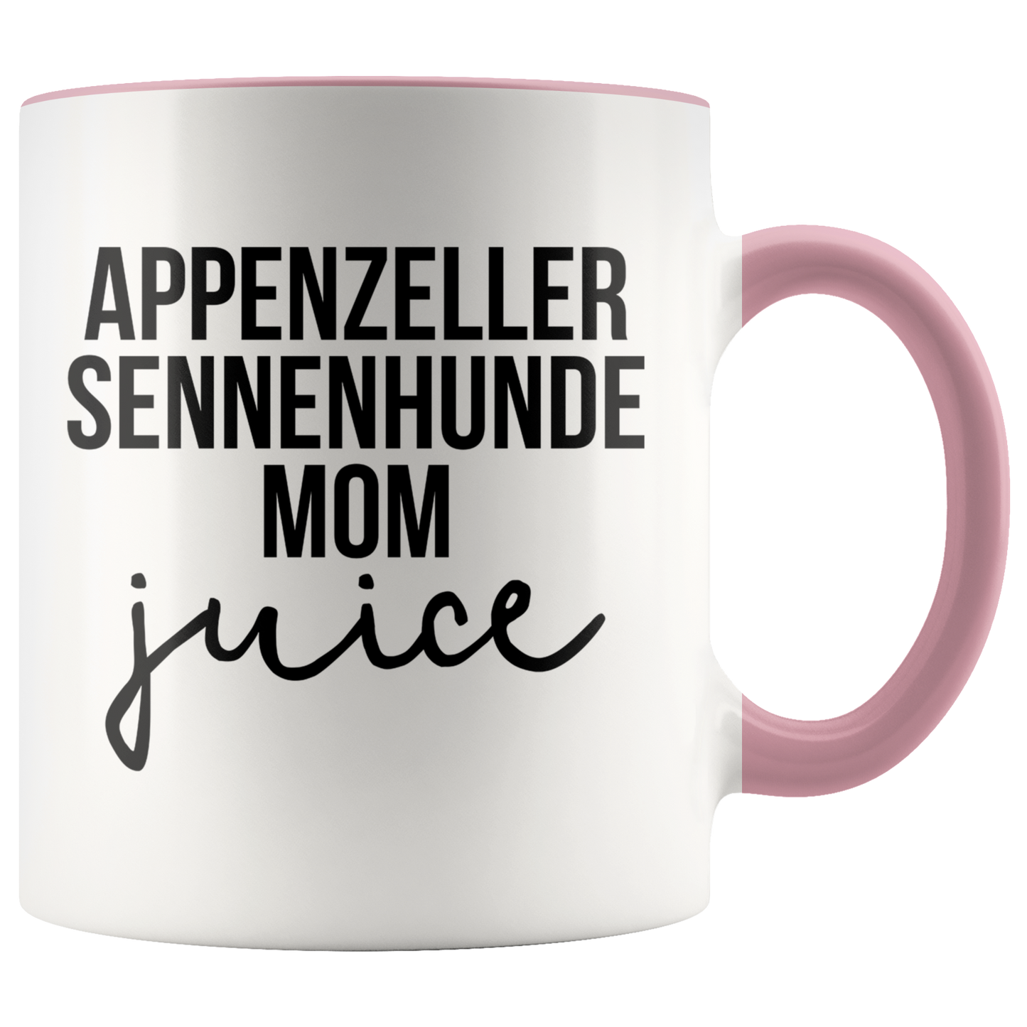 Appenzeller Sennenhunde Mom Gifts, Coffee Mug, Two Tone Accent Cup, Birthday Gift for Men and Women