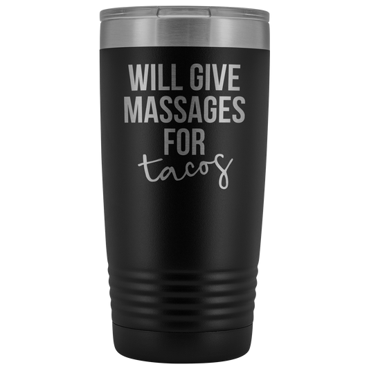 Massage Thérapeute Cadeau, Massothérapie Tumbler