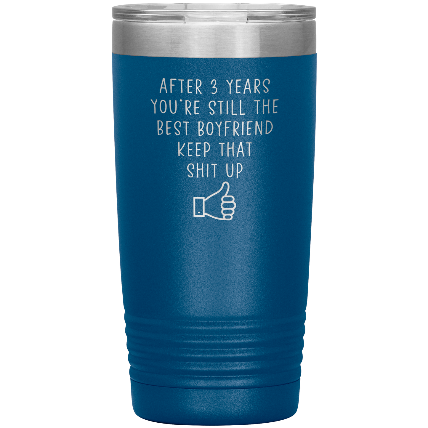 3rd Anniversary Tumbler, 3rd Anniversary Gifts, Travel Coffee Mug, Birthday Gifts for Men and Women