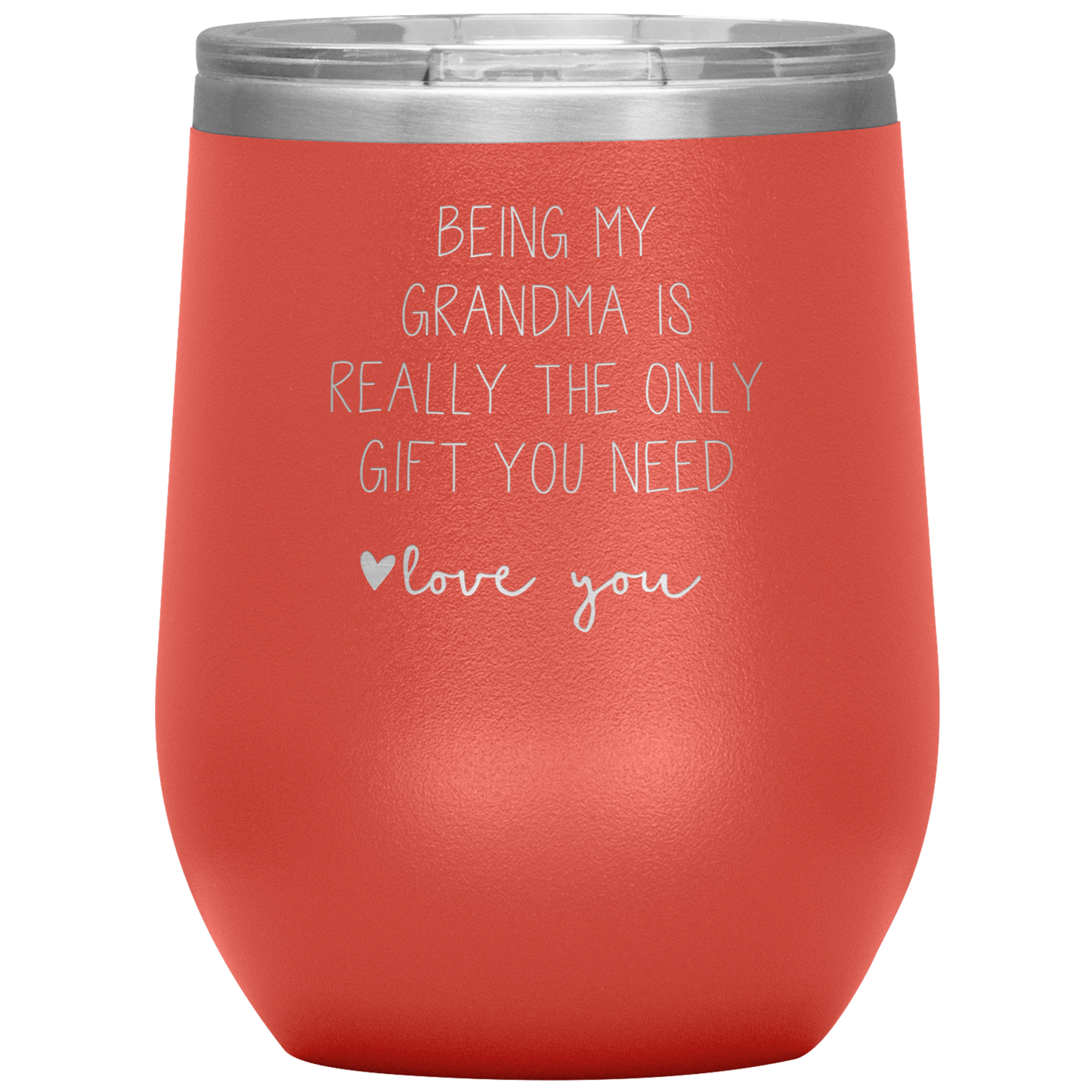 Grandma Wine Tumbler, Grandma Gifts, Travel Wine Cup, Birthday Gifts for Men and Women