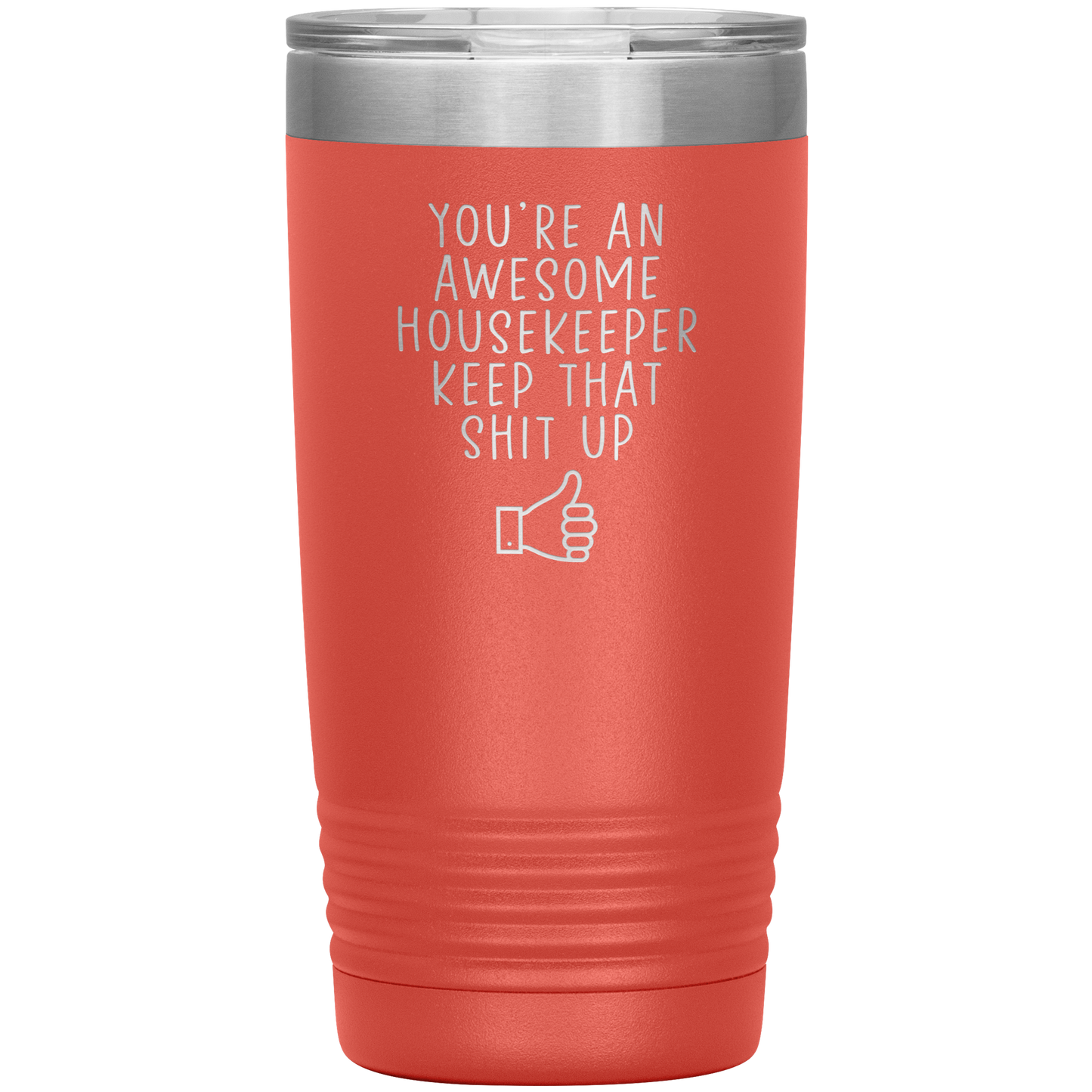 Ménkeeper Tumbler, Housekeeper Cadeaux, Travel Coffee Mug, Birthday Cadeaux pour les hommes et les femmes