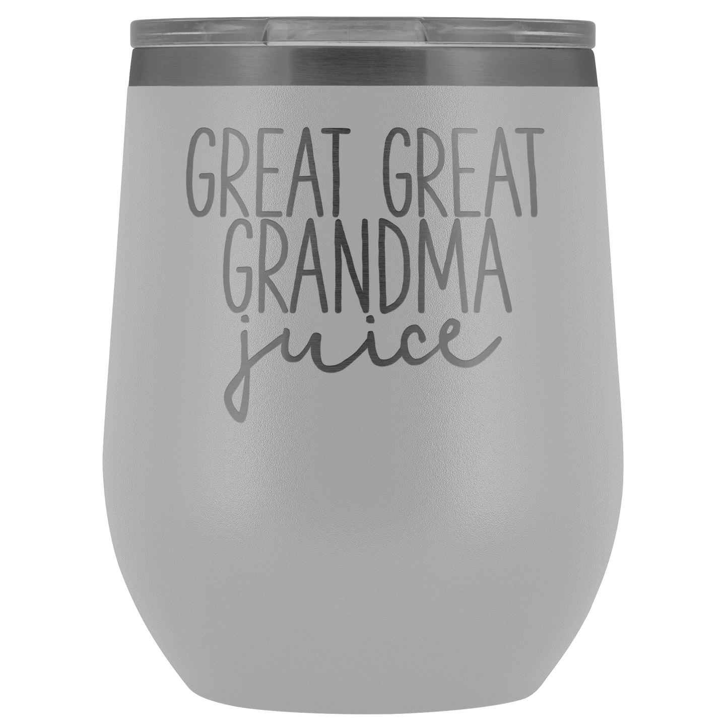 Great Great Grandma Gifts, Great Great Grandma Wine Tumbler, Cup, Funny Birthday Gifts for Men and Women