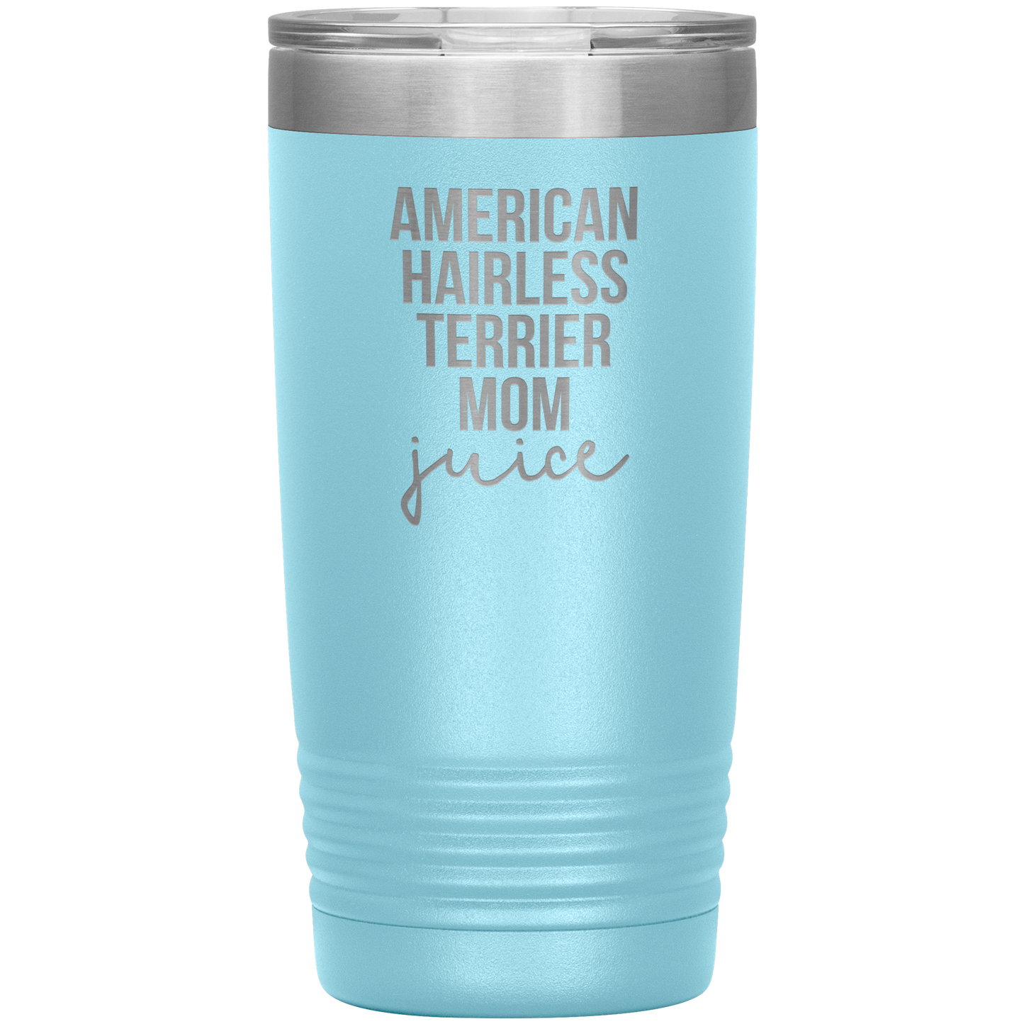 American Hairless Terrier Mom Tumbler, Funny Travel Coffee Mug, Birthday Gifts for Men and Women