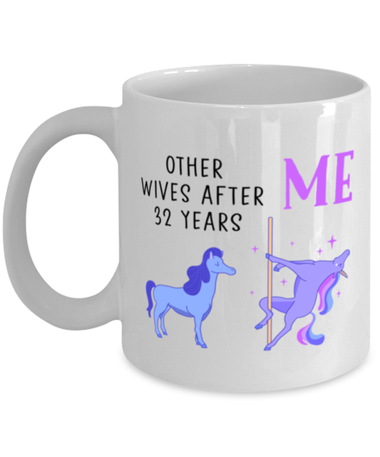 40th Anniversary Coffee Mug White Ceramic Cup