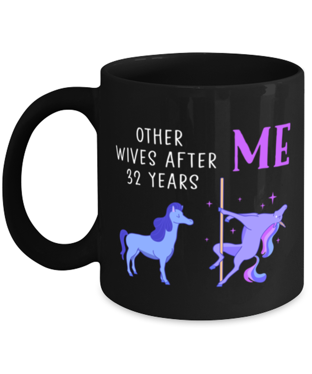 32nd Anniversary Coffee Mug White Ceramic Cup